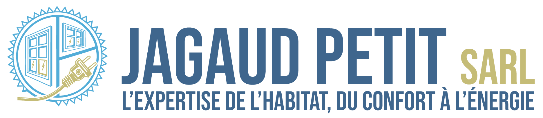 Logo Jagaud Petit SARL - Spécialiste menuiserie, pergolas bioclimatiques et électricité en Nord Gironde.